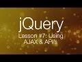 jQuery Ajax Tutorial - Using AJAX API s jQuery Tutorial