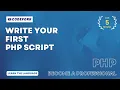 Write your first php script by codefork