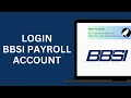 How to Login BBSI Payroll Account