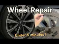 Repair Wheels with Curb Rash and Scratches Under 5 minutes Must-watch for Tesla owners