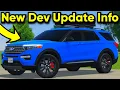 NEW LICENSED CAR UPDATE INFORMATION FROM A DEV IN GREENVILLE