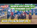 Download Lagu Kelas 3TH CALON DERBY DIV, 1 Kuda MILEA GUTI keluar Sebagai Pemenang EVENT HORSE RACING CUP II- 2025