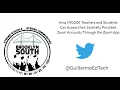 How NYCDOE Teachers and Students Can Access their Centrally Provided Zoom Accounts via the Zoom App