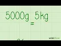 How to Convert Grams to Kilograms