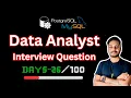 SQL Data Analysis Interview Question 100 SQL Challenge SQL Tutorials Business analyst