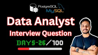 SQL Data Analysis Interview Question 100 SQL Challenge SQL Tutorials Business analyst
