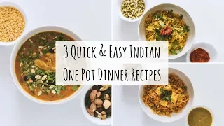 15 Minute One Pot Dinner Recipes | Easy + Healthy Weeknight Dinners. 