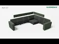 Module sofa assembly