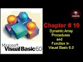 10 Dynamic Array Procedures and Function in Visual Basic 6 0 By Rajesh Naiknaware