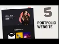 How To Design A Responsive Portfolio Website Using HTML CSS JavaScript Part 5