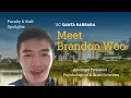 UCSB Staff Faculty Spotlight Brandon Woo