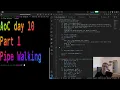 Pipe labyrinth mess Advent of Code 2023 day 10 part 1