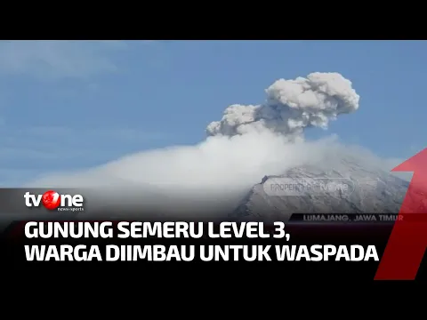Detik-detik Video Rekaman Gunung Semeru Kembali Keluarkan Awan Panas