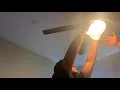 Removing glass dome off fan fixture