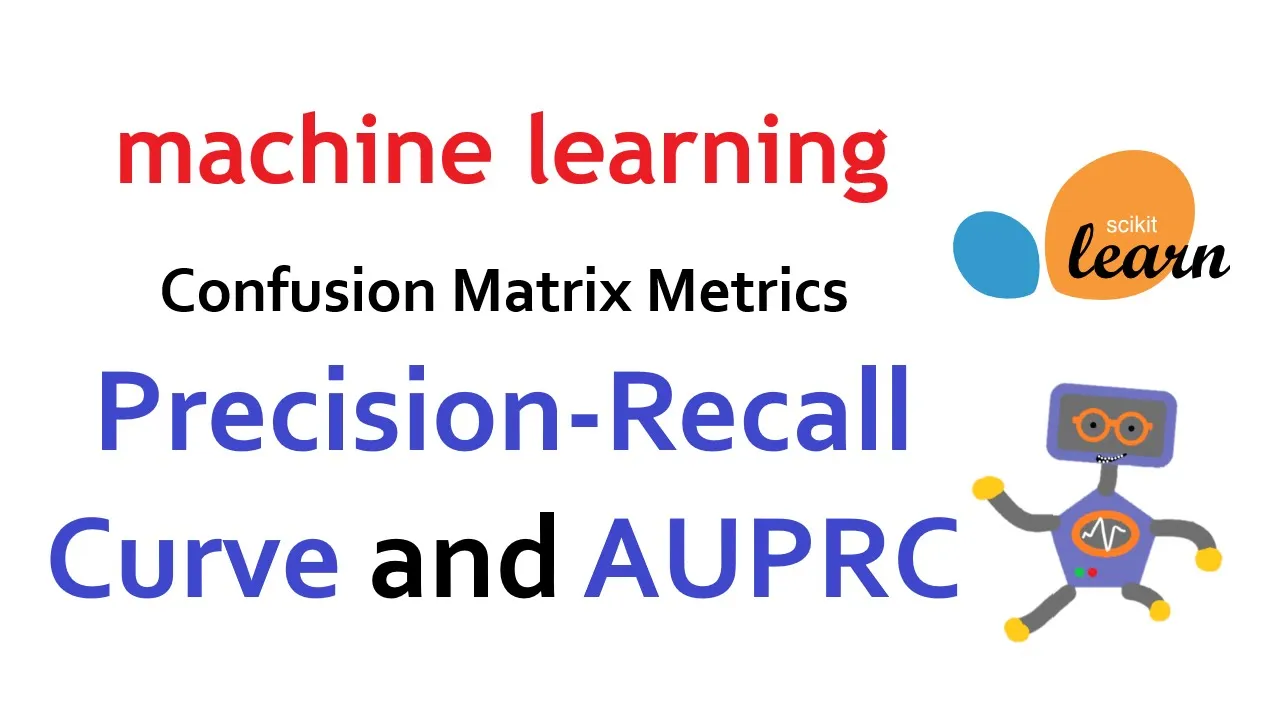 Precision-Recall Curves and AUPRC | Confusion Matrix Metrics Part 9 | Machine Learning