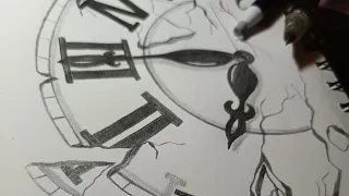 How DRAW a BROKEN CLOCK