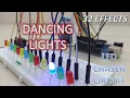 Dancing lights LED chaser circuit with 32 cool effects Arduino Project