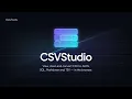 CSVStudio - Simplify CSV processing in your browser