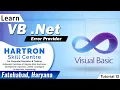 VB Net Tutorial 12 Errorprovider HARTRON SKILL CENTRE FATEHABAD