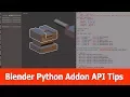 Blender Python Addon Programming Tips