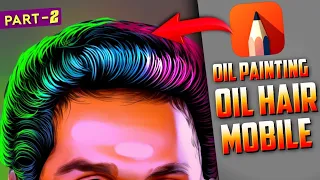  oil hair edit in mobile editing in sketchbook tutorial simple methods oil painting sda editzz 