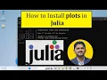 How to install plots in Julia Amit Thinks
