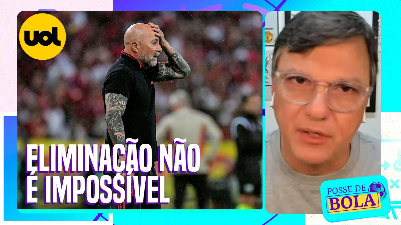 FLAMENGO CORRE RISCO DE SER ELIMINADO PELO GRÊMIO. COM ESSE TIME TUDO É POSSÍVEL, DIZ MAURO CEZAR