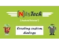 Custom Dialogs in Android NilsTech android tutorial
