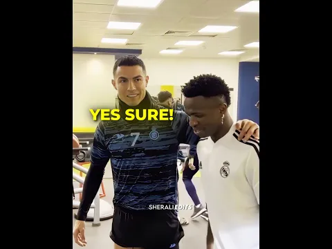 Vinícius Looks Up to His Idol… ❤️‍🩹🐐
