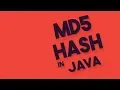 MD5 Hash in Java