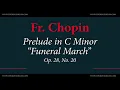 Fr. Chopin: Prelude in C Minor “Funeral March” Op.28, No.20 (audio + sheet music) [Thurzó]