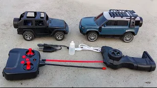 Rc Mahindra Thar 4x4 And Rc LandRover Defender Smock Car Unboxing & Testing 