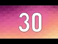 30 Second Countdown Timer Pink Background No Sound