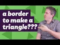 How and why to use borders to make a CSS triangle plus a scss mixin