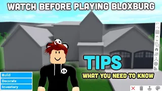THINGS YOU NEED TO KNOW BEFORE PLAYING Bloxburg | Roblox - TIPS