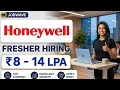 Honeywell Hiring 2026 Data Scientist I Freshers Can Apply Bangalore Apply Now