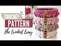 How To Make A Small Crochet Basket - Trinket Tray Crochet Tutorial