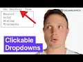 Clickable Dropdowns in Squarespace