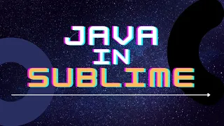 How to Run Java Program in Sublime Text Editor How to take input in java in sublime text editor
