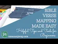 Bible Verse Mapping Made Easy Helpful Tips and Tools For Beginners