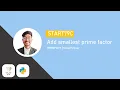 Add smallest prime factor PRIMEFACT python codechef START79C
