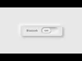 HTML CSS Bluetooth Toggle Switch Design Neumorphism UI Toggle Button