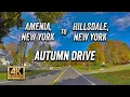 Autumn Drive from Amenia to Hillsdale New York - October 2023