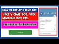 How To Deploy A Telegram Chatbot How To Make a Chatbot How To Make A Chatbot On Workflow