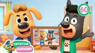 Quando os Policiais Eram Bebês 👶 Labradorzinho e Dobermanzinho 🤝 Desenho Animado 🔍 Detetive Labrador