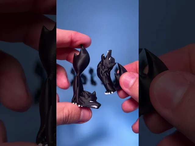 Wolves - Easy Multicolor FDM RPG Minis (No supports) video thumbnail