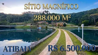 SÍTIO CINEMATOGRAFICO / 288 MIL M2/ 3 LAGOS / CASA TÉRREA COM 6 SUÍTES / QUEDAS D’ÁGUA/NASCENTE
