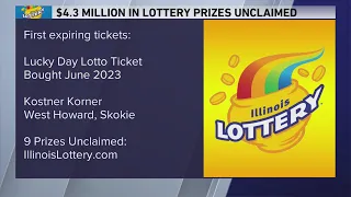 Illinois Lottery 4 35M worth of unclaimed Lucky Day Lotto Powerball tickets