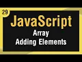 Learn JavaScript In Arabic - Array Methods