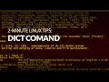 How to use the dict command
